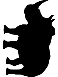 Rhino Stencil 15