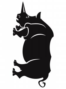 Rhino Stencil 2