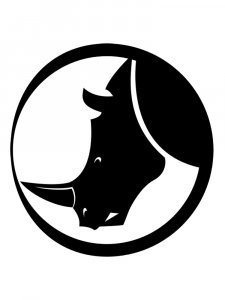 Rhino Stencil 4