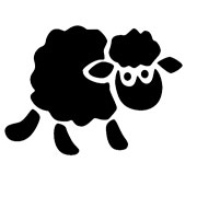Sheep stencils