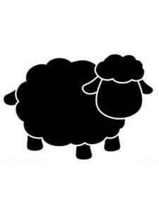 Sheep Stencils 1