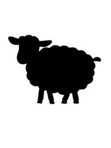 Sheep Stencils 3