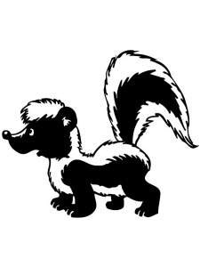 Skunk Stencil 2