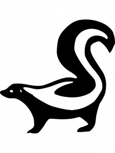Skunk Stencil 4