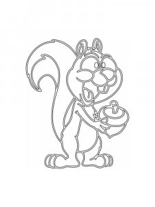Squirrel Stencils 4