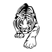 Tiger stencils