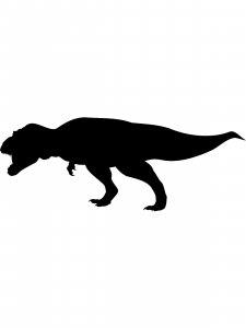 Tyrannosaurus Stencil 1