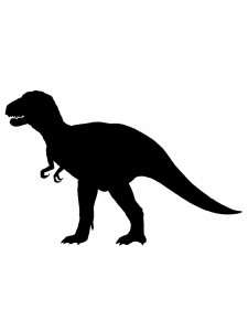 Tyrannosaurus Stencil 2