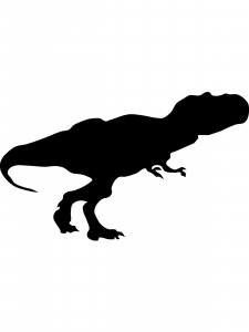 Tyrannosaurus Stencil 4