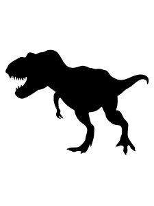Tyrannosaurus Stencil 5