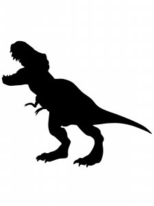 Tyrannosaurus Stencil 6