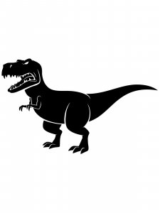 Tyrannosaurus Stencil 7