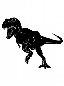 Tyrannosaurus Stencil 9