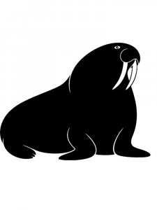 Walrus Stencil 6