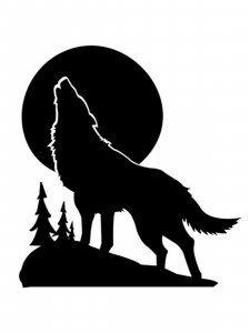 Wolf Stencils 10