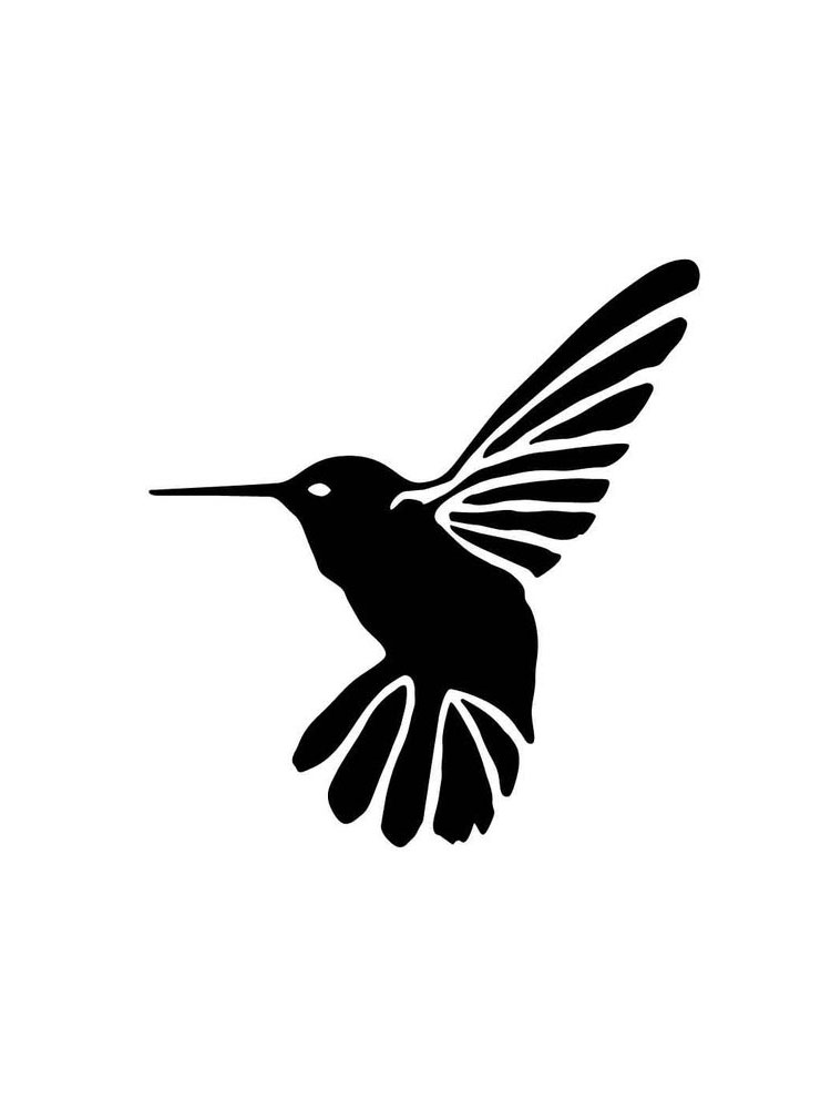 Free Printable Hummingbird Stencils And Templates.