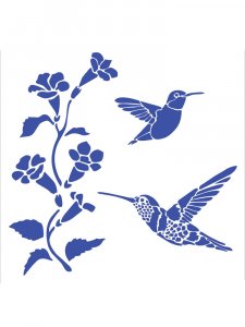 Hummingbird Stencils 3