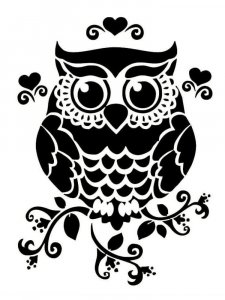 Owl Stencils 23