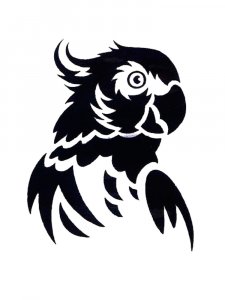 Parrot Stencils 17