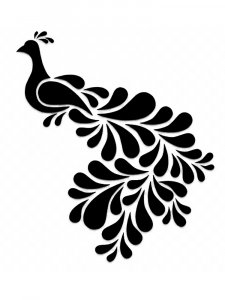 Peacock Stencils 12