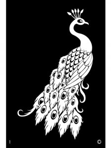 Peacock Stencils 5