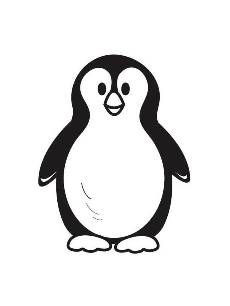 christmas penguin stencil