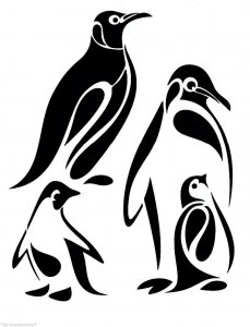 Penguin Stencils 13