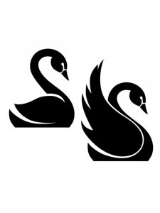 Swan Stencils 3