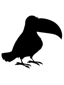 Toucan Stencil 12