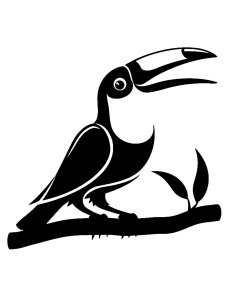 Toucan Stencil 16