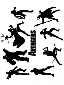 Avengers Stencil 17