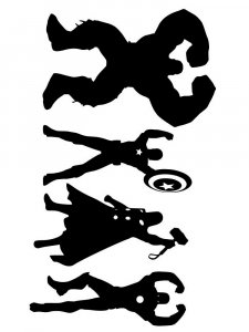 Avengers Stencil 6