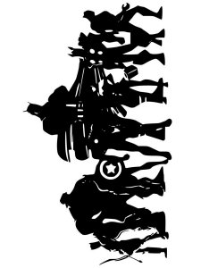 Avengers Stencil 7