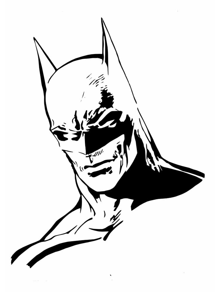 Free printable Batman stencils and templates