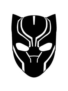 Black Panther Stencil 4