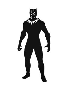 Black Panther Stencil 7