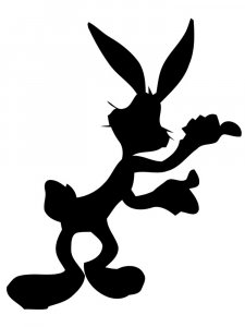 Bugs Bunny Stencil 1