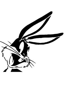 Bugs Bunny Stencil 3