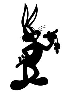 Bugs Bunny Stencil 5