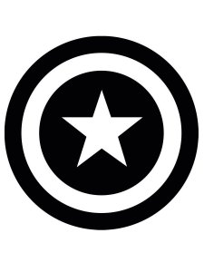Captain America Stencil 1