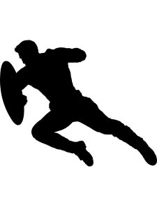 Captain America Stencil 13