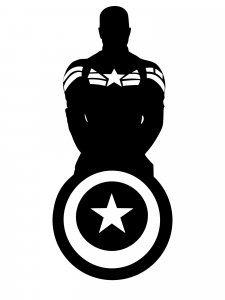Captain America Stencil 5