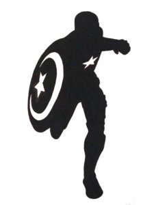Captain America Stencil 6
