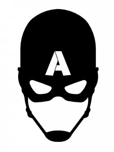 Captain America Stencil 7