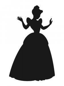 Cinderella Stencil 13