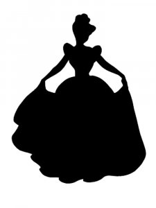 Cinderella Stencil 14