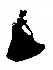 Cinderella Stencil 15