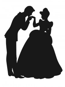 Cinderella Stencil 16