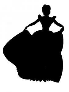 Cinderella Stencil 18