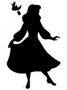 Cinderella Stencil 2